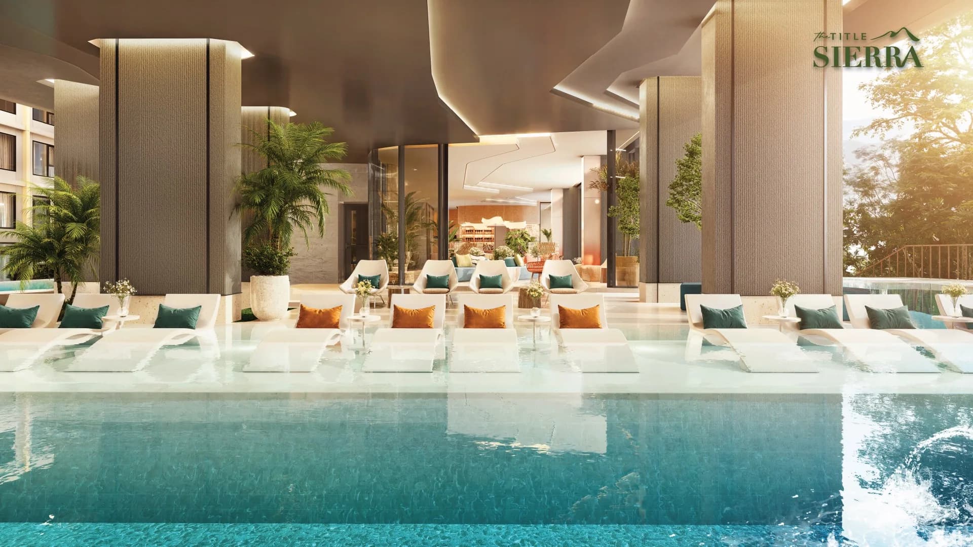 The Title Sierra: spa pool seating