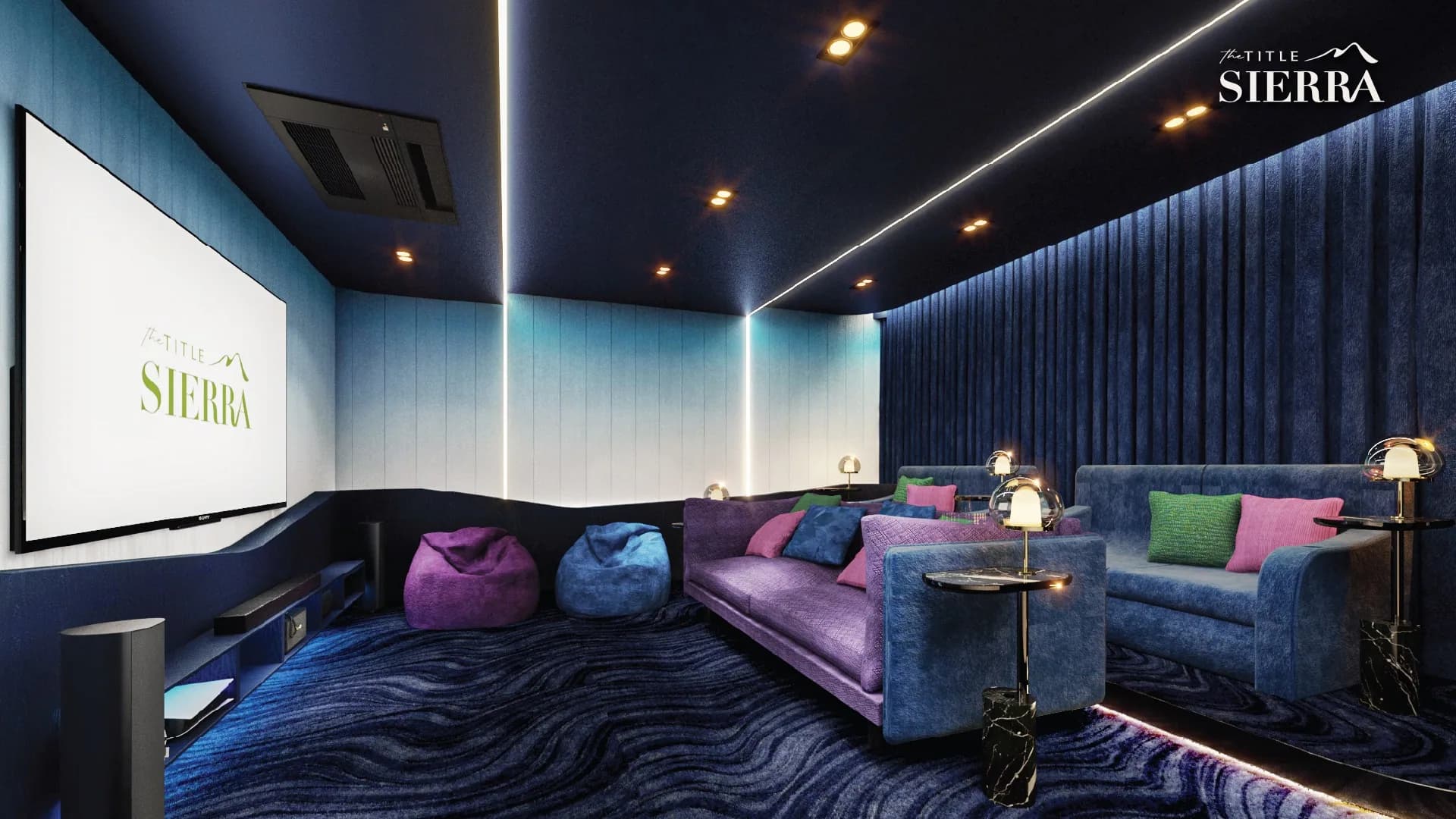The Title Sierra: theatre room